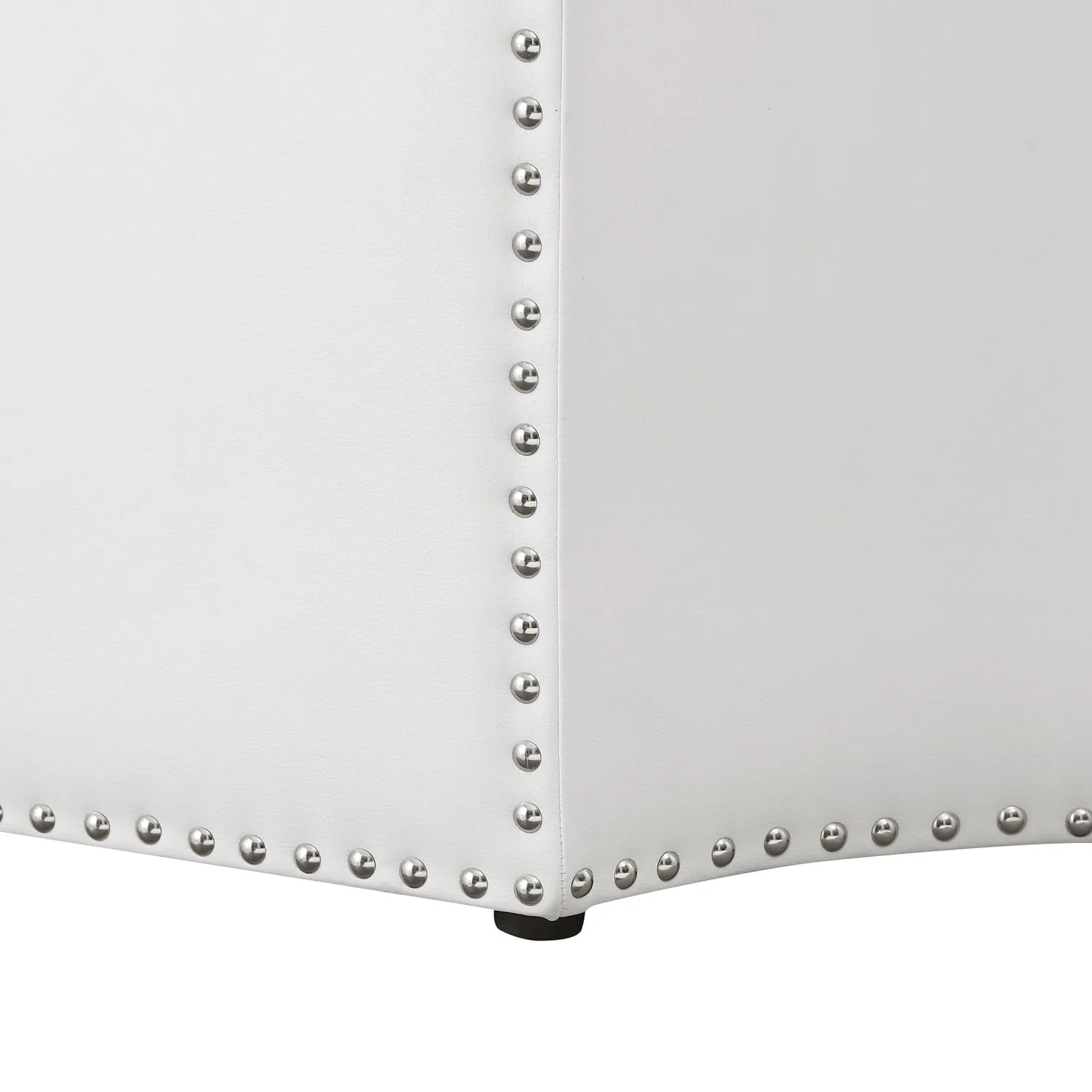 Fiorella Leather Cocktail Ottoman