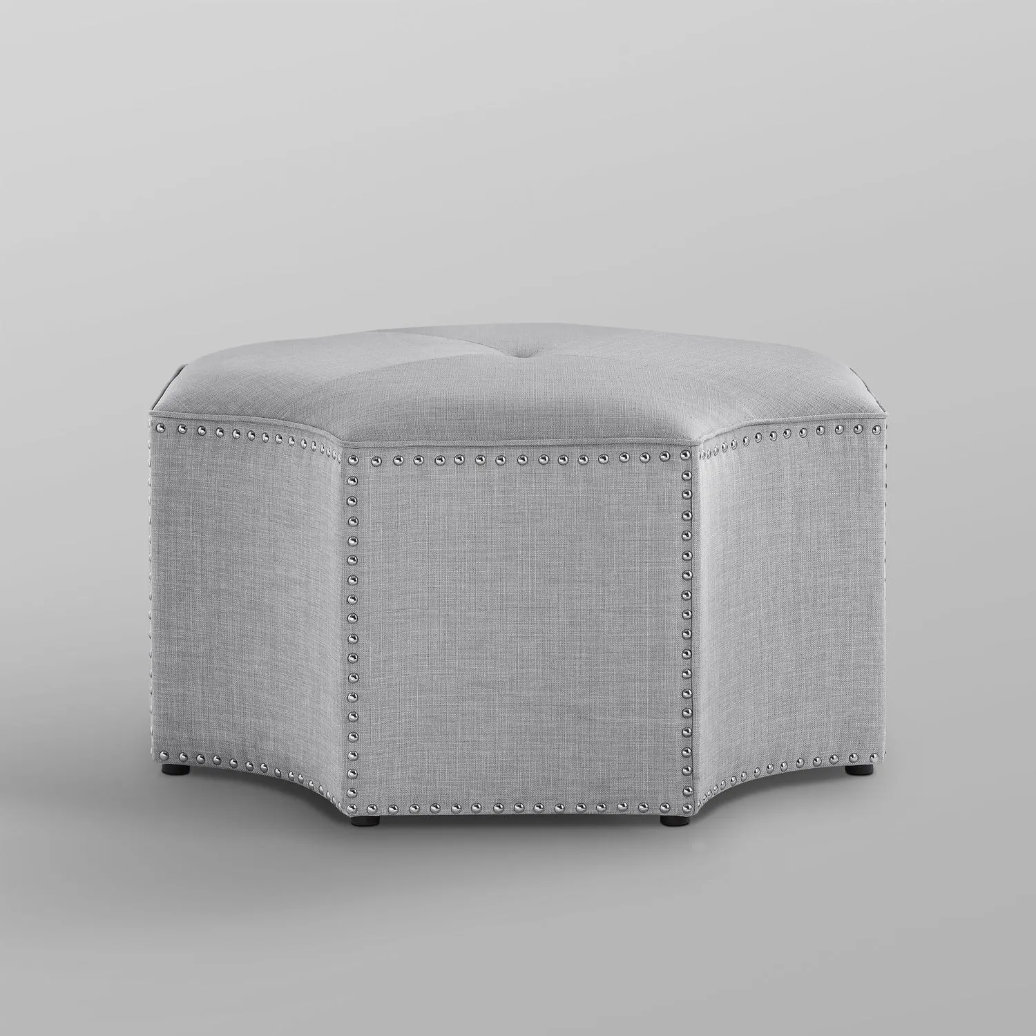 Fiorella Linen Cocktail Ottoman