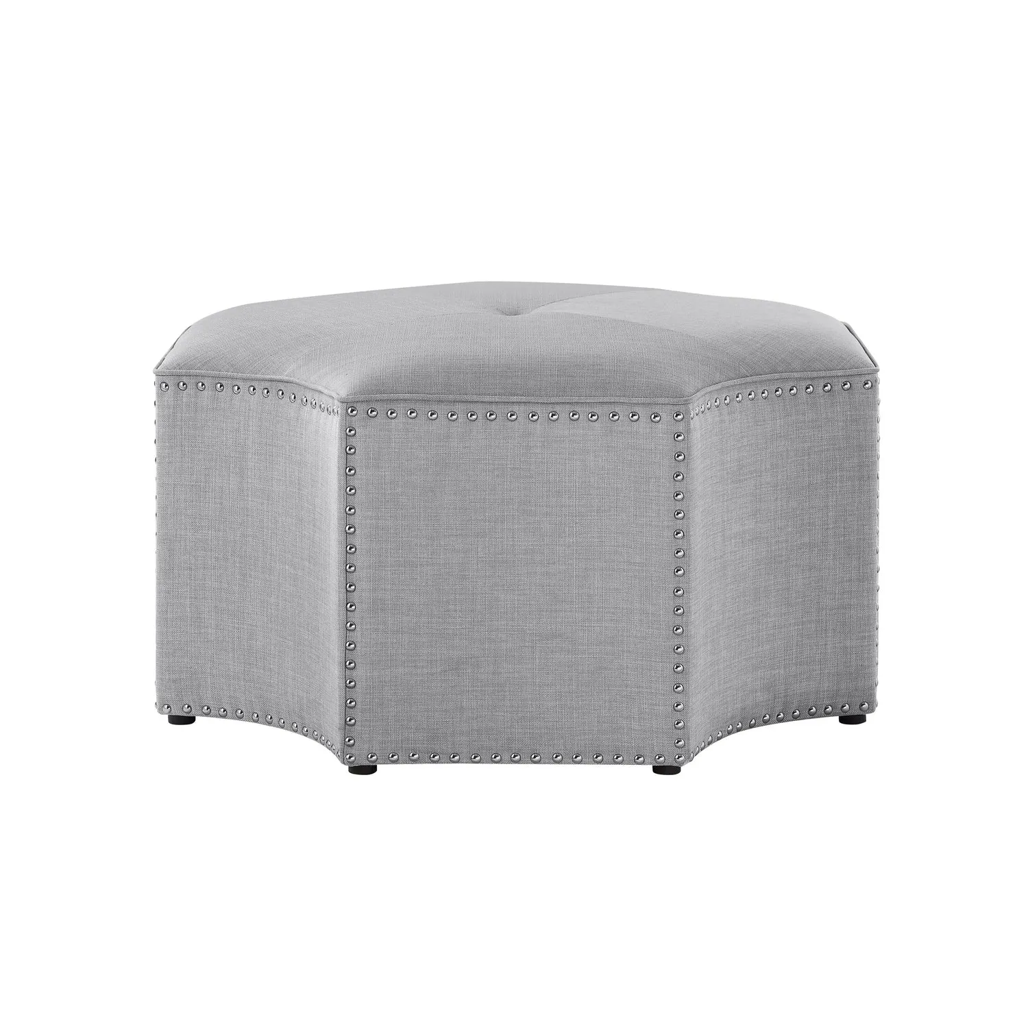 Fiorella Linen Cocktail Ottoman