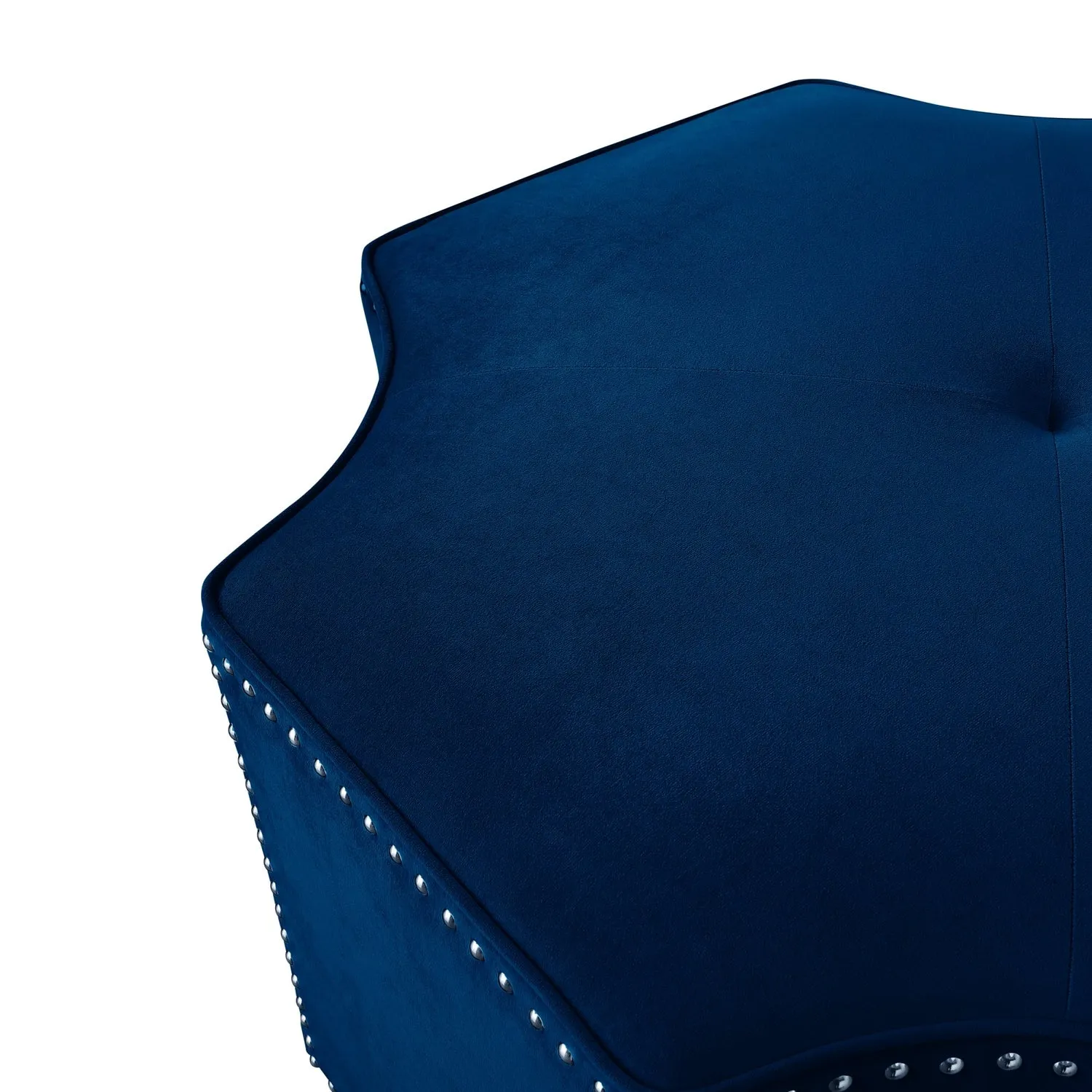 Fiorella Velvet Cocktail Ottoman