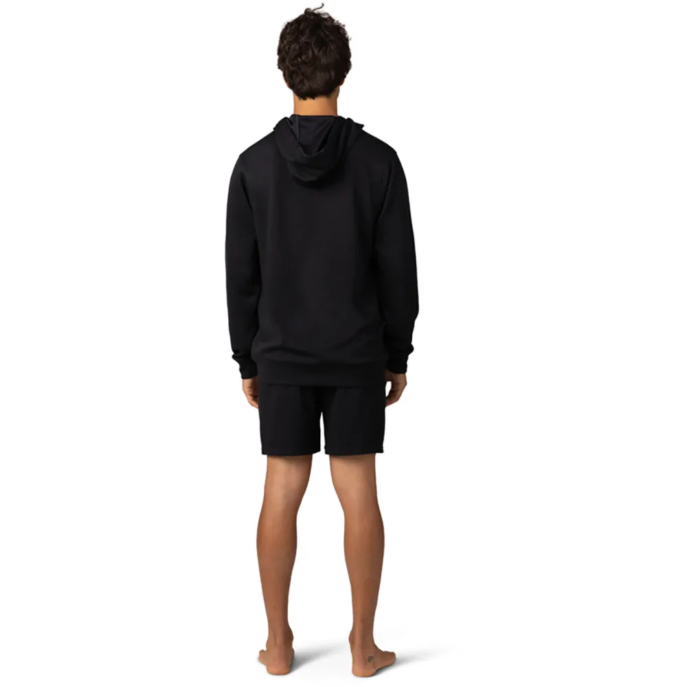 FOX BALANCE PULLOVER FLEECE HOODY [BLACK]