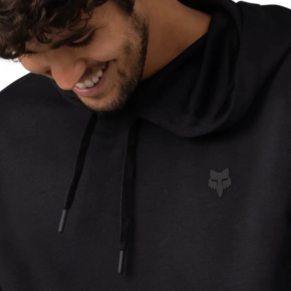 FOX BALANCE PULLOVER FLEECE HOODY [BLACK]