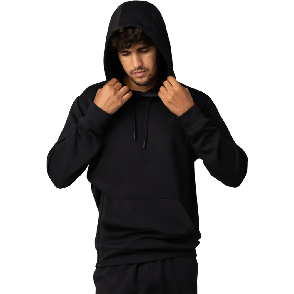 FOX BALANCE PULLOVER FLEECE HOODY [BLACK]