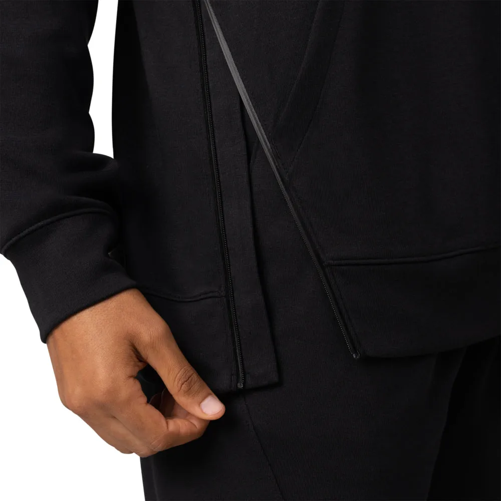 FOX BALANCE PULLOVER FLEECE HOODY [BLACK]