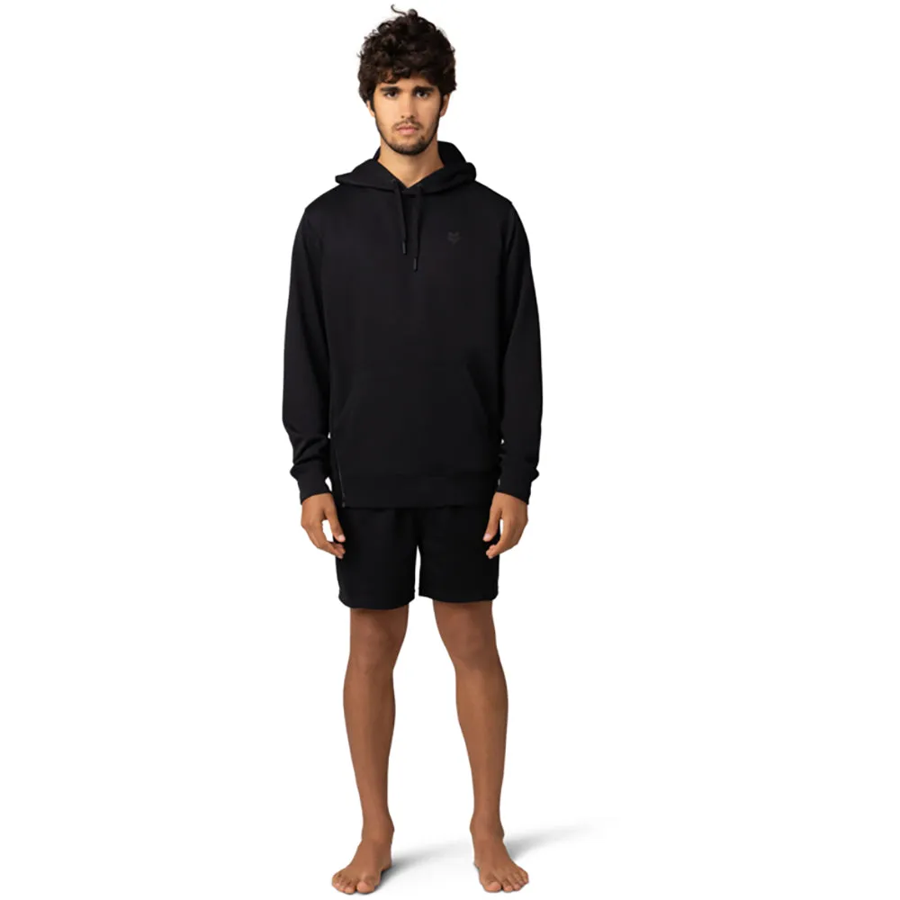 FOX BALANCE PULLOVER FLEECE HOODY [BLACK]