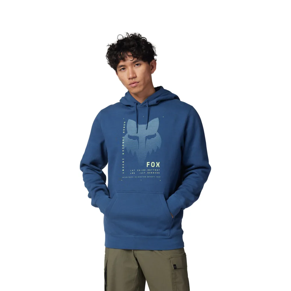 FOX DISPUTE FLEECE PULLOVER HOODY [INDIGO]