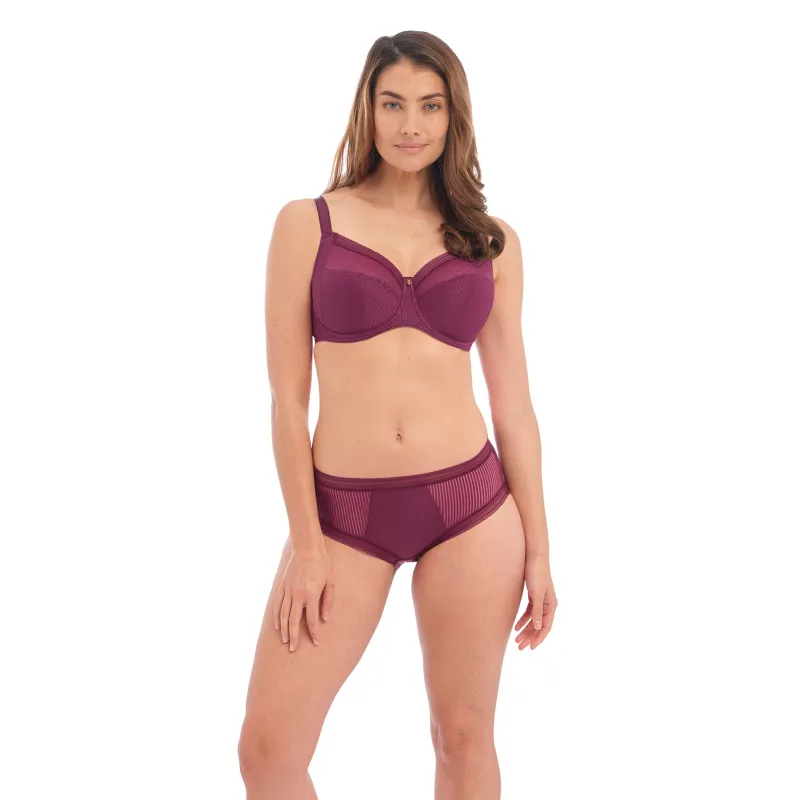 Fusion Black Cherry Full Cup Side Support Bra - Fantasie