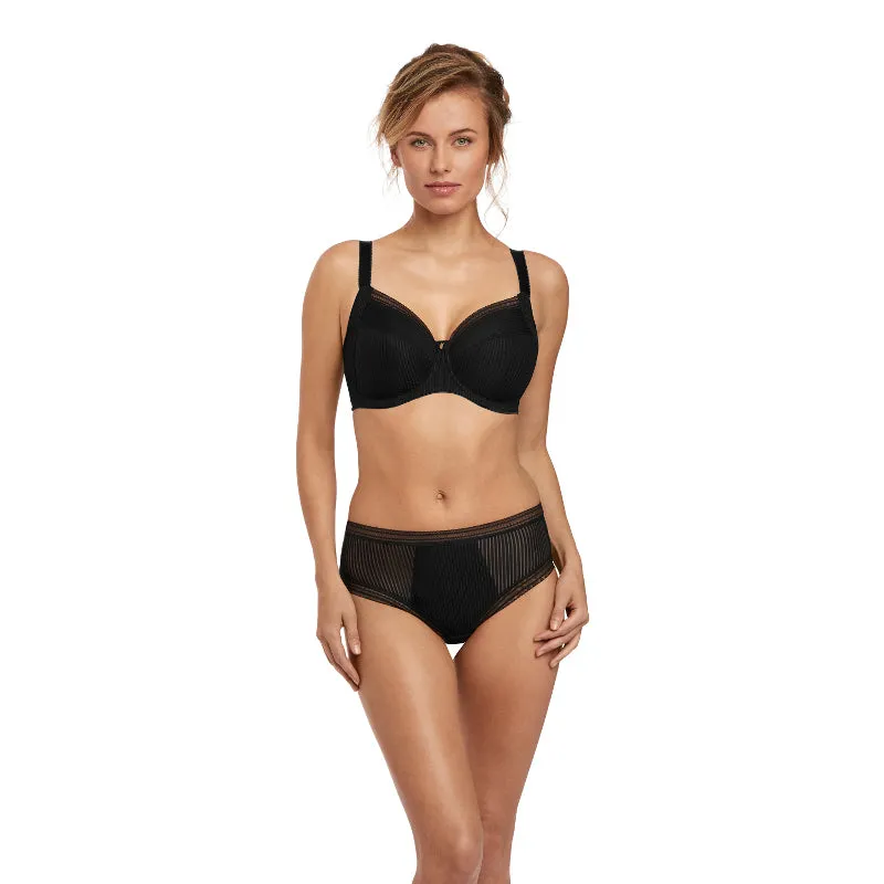 Fusion Full Cup Side Support Bra Black - Fantasie