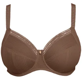 Fusion Full Cup Side Support Bra Coffee Roast Brown - Fantasie