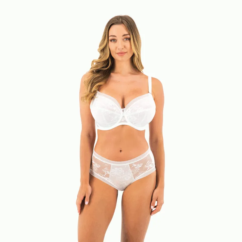 Fusion Lace Full Cup Side Support Bra White - Fantasie