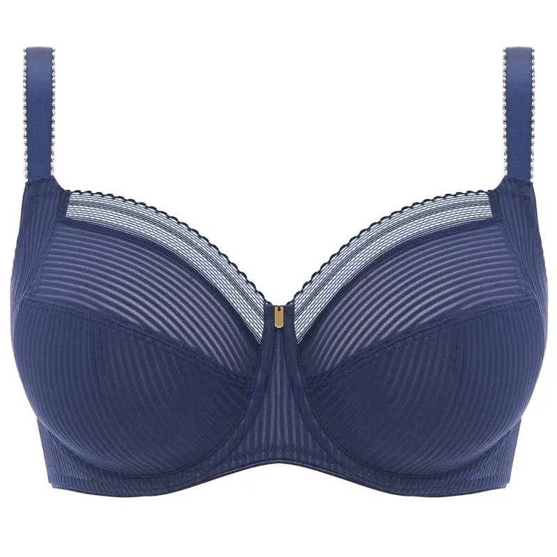 Fusion Navy Blue Full Cup Side Support Bra - Fantasie