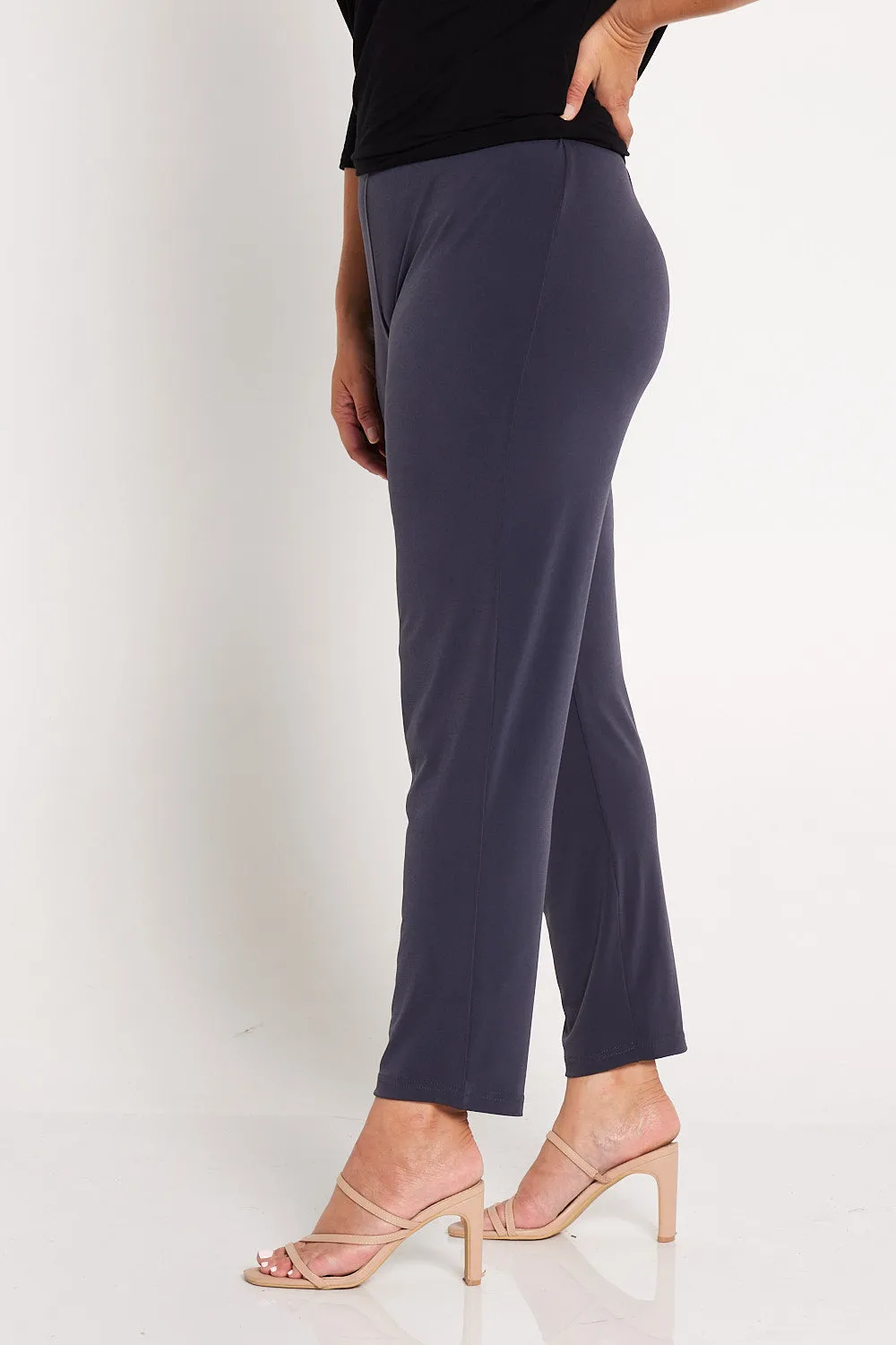 Gianna Pants Petite - Charcoal