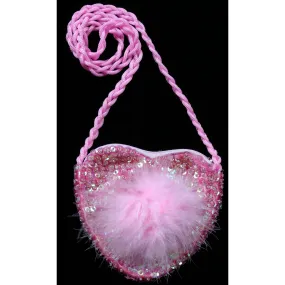 Heart Shape Sequin Bag