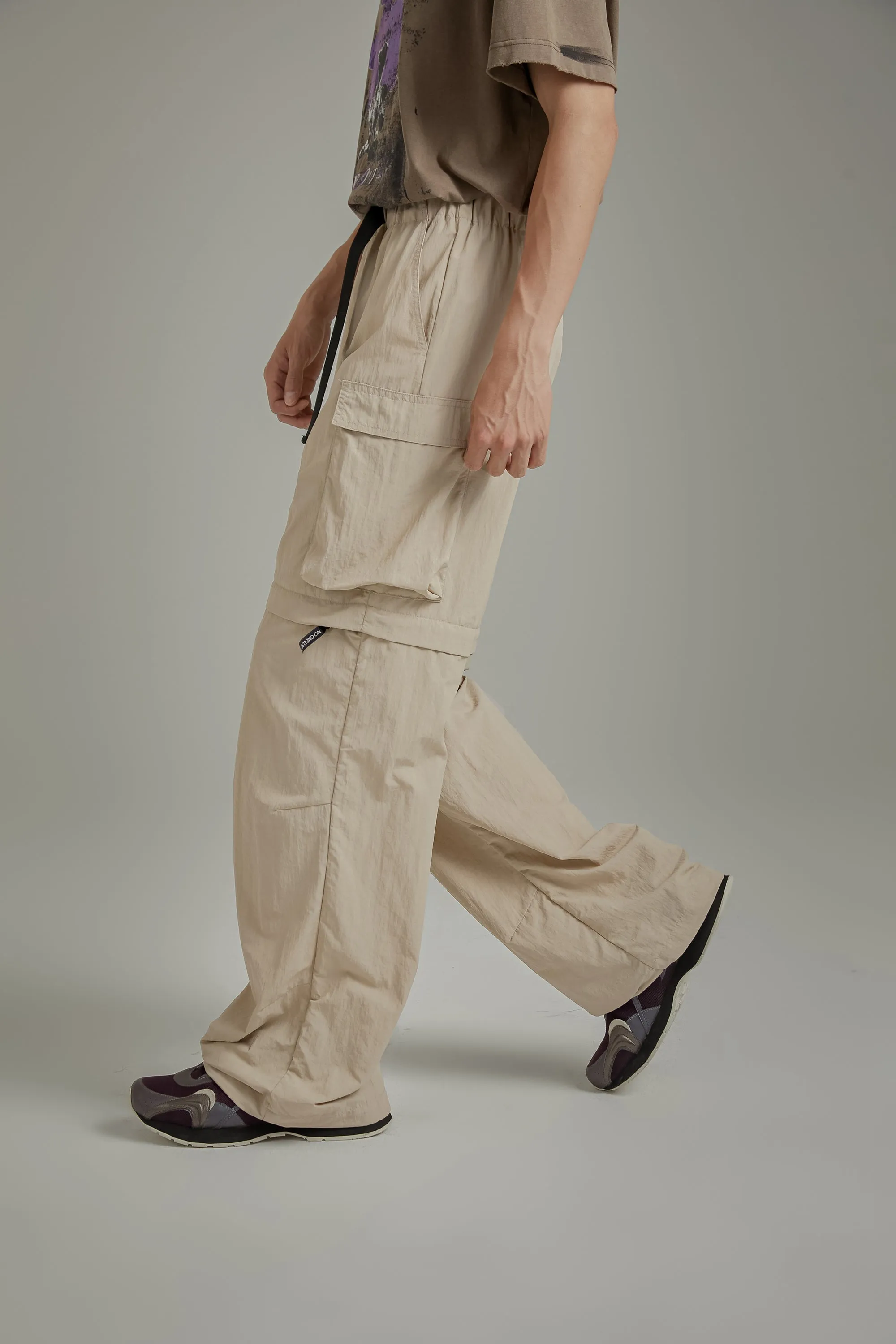 High Waist Drawstring Casual Pants