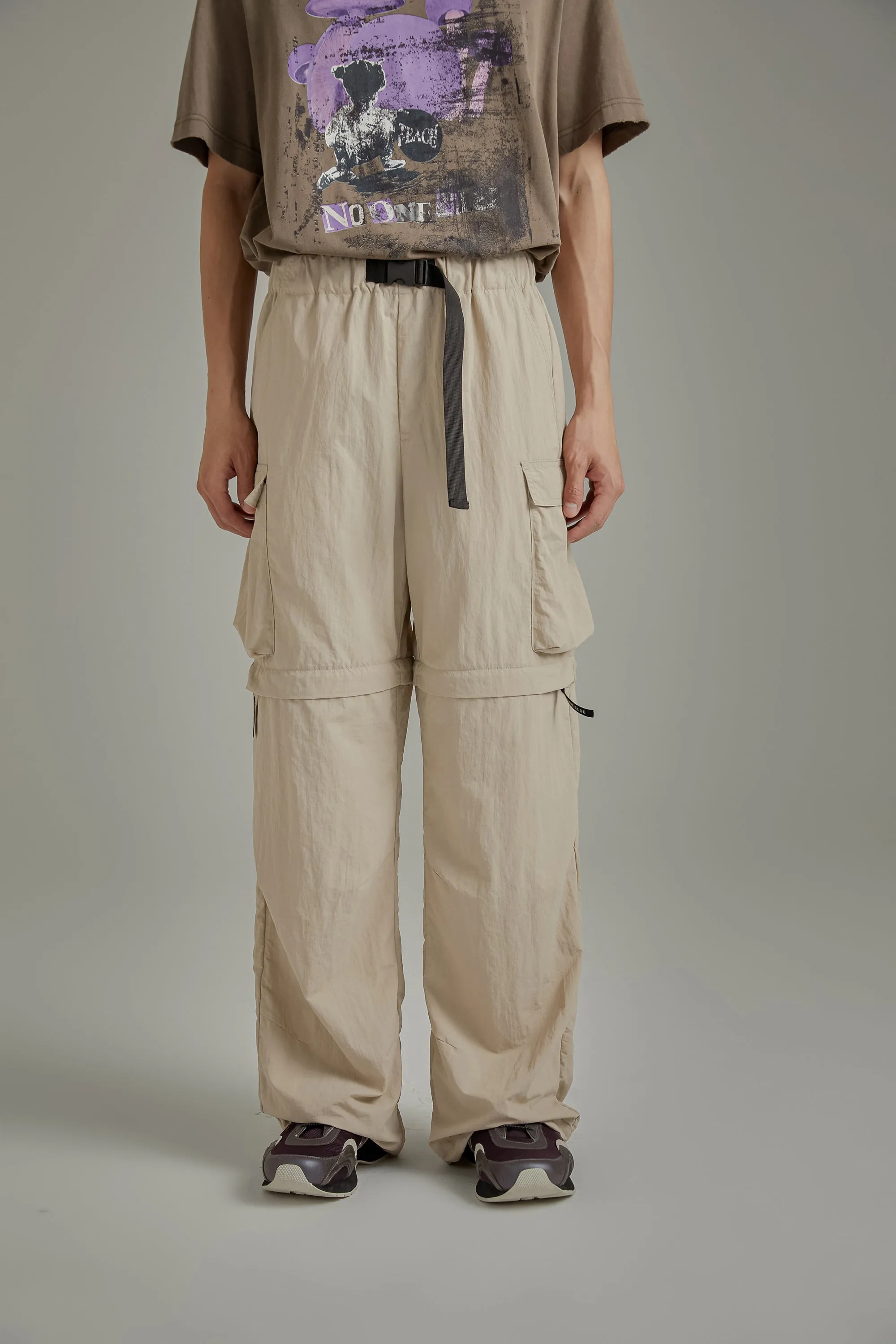 High Waist Drawstring Casual Pants