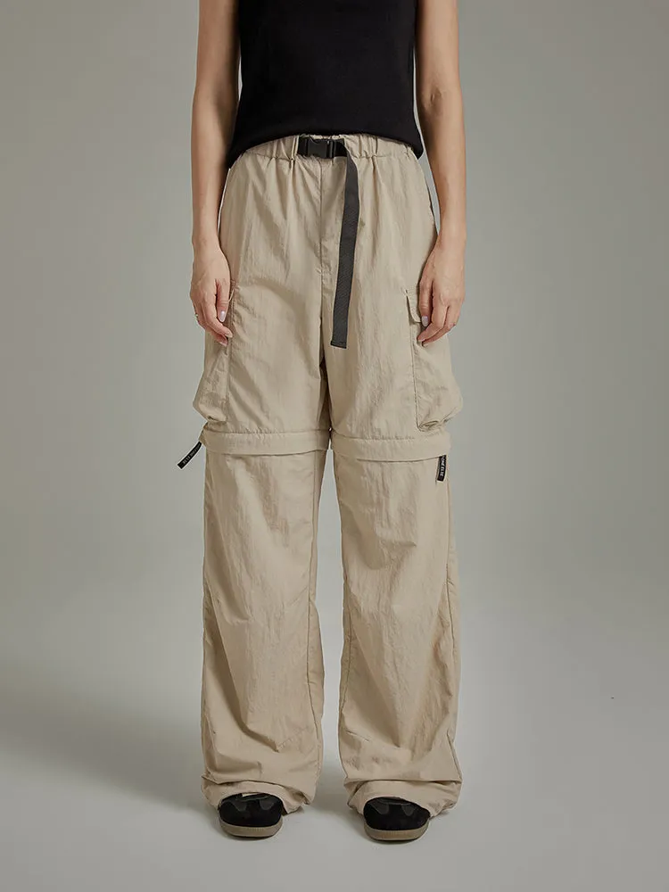 High Waist Drawstring Casual Pants