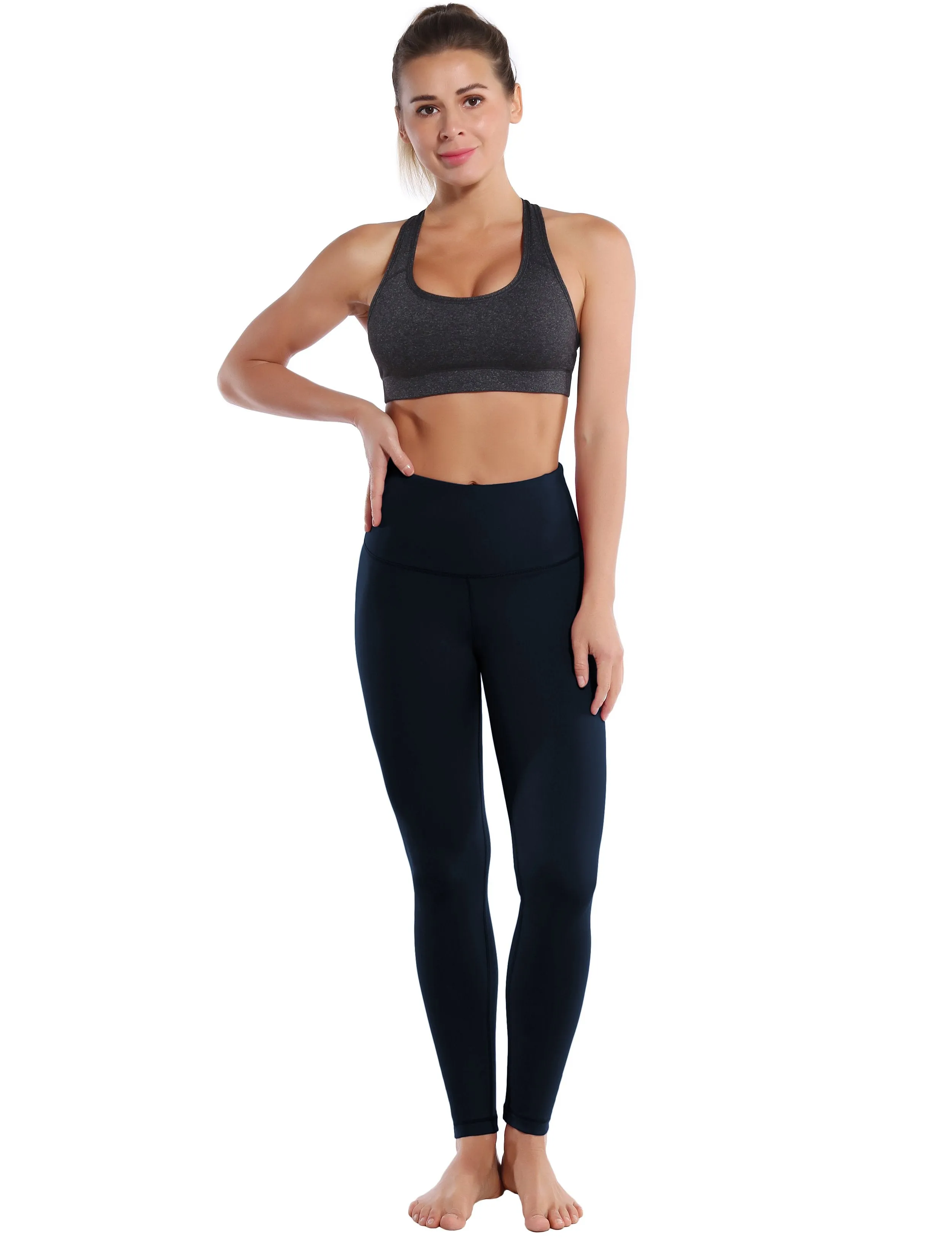 High Waist Jogging Pants darknavy ins_Jogging