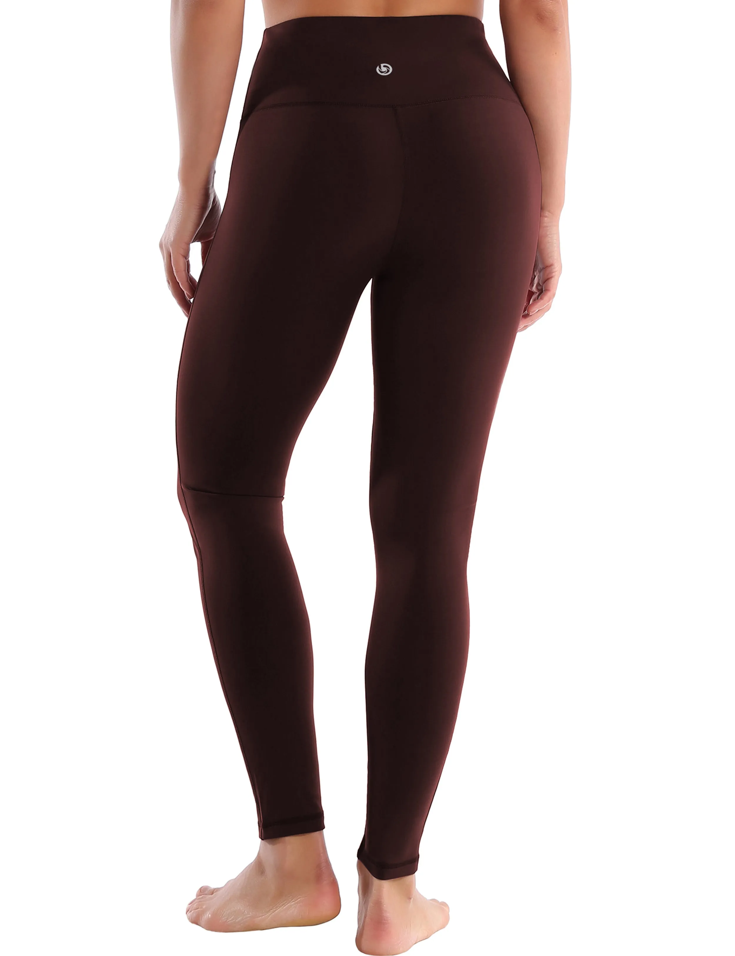 High Waist Side Line Gym Pants mahoganymaroon_Gym