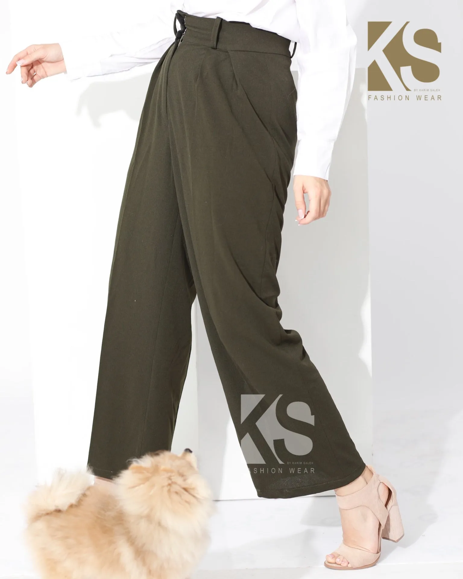 High Waist Trousers