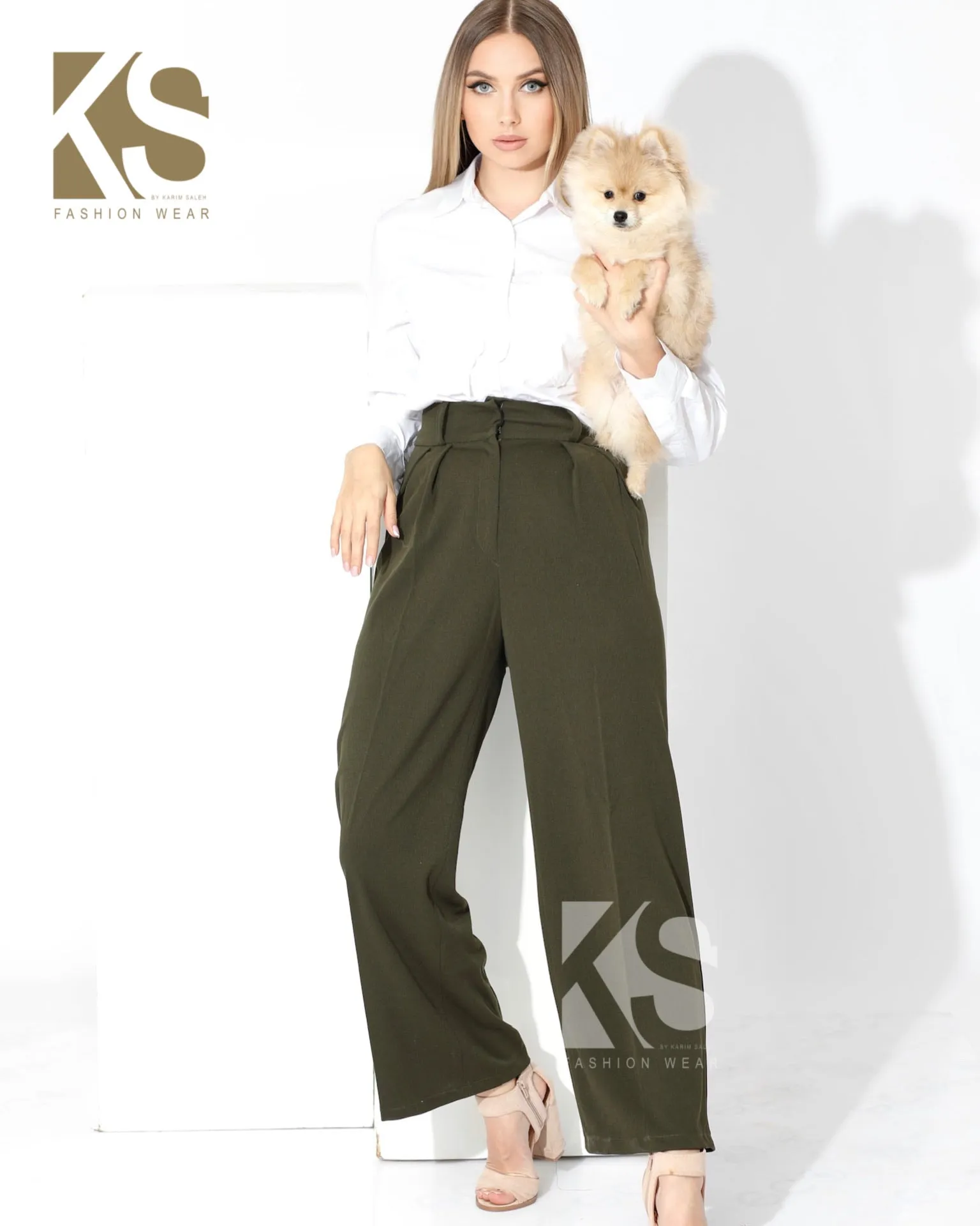 High Waist Trousers