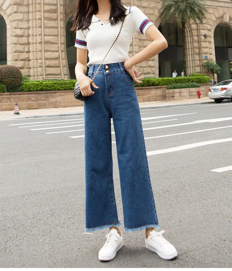 High Waist Wide Leg Jeans