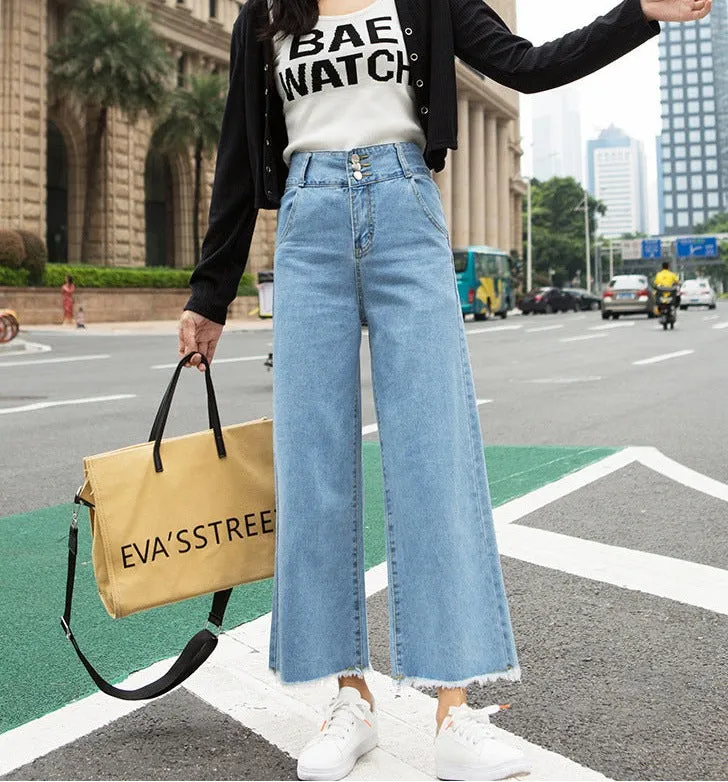 High Waist Wide Leg Jeans