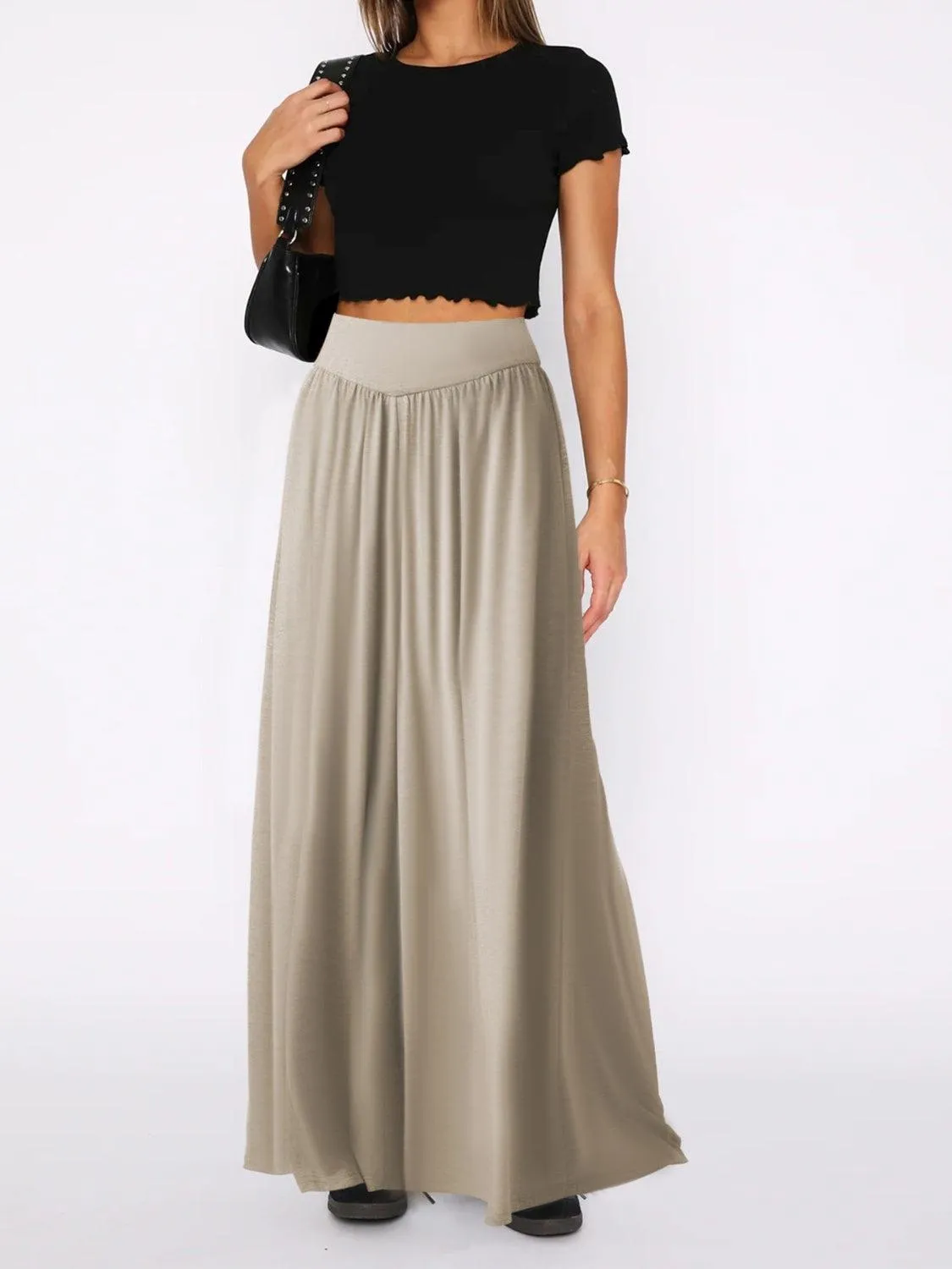 High Waist Wide Leg Pants