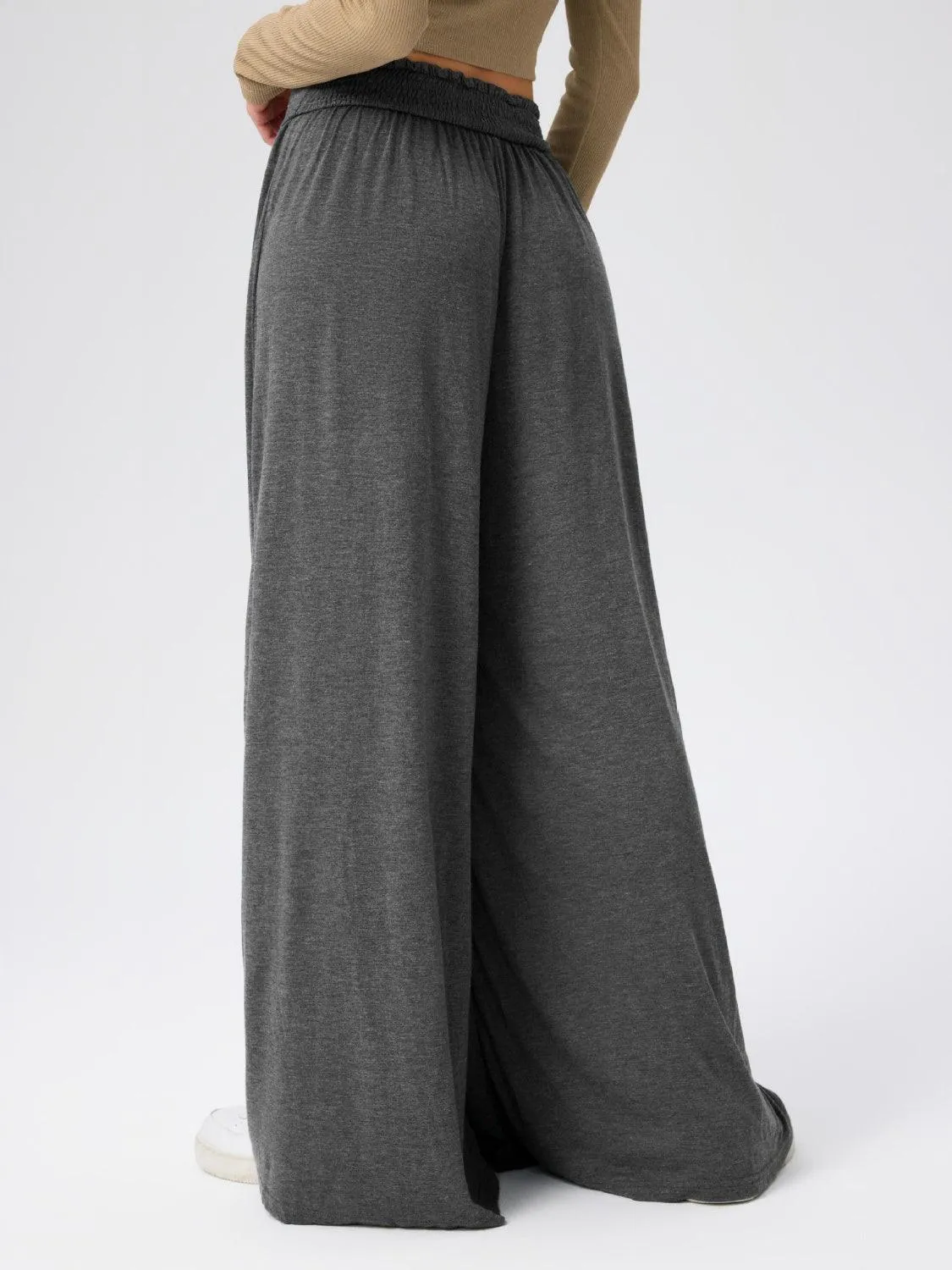 High Waist Wide Leg Pants