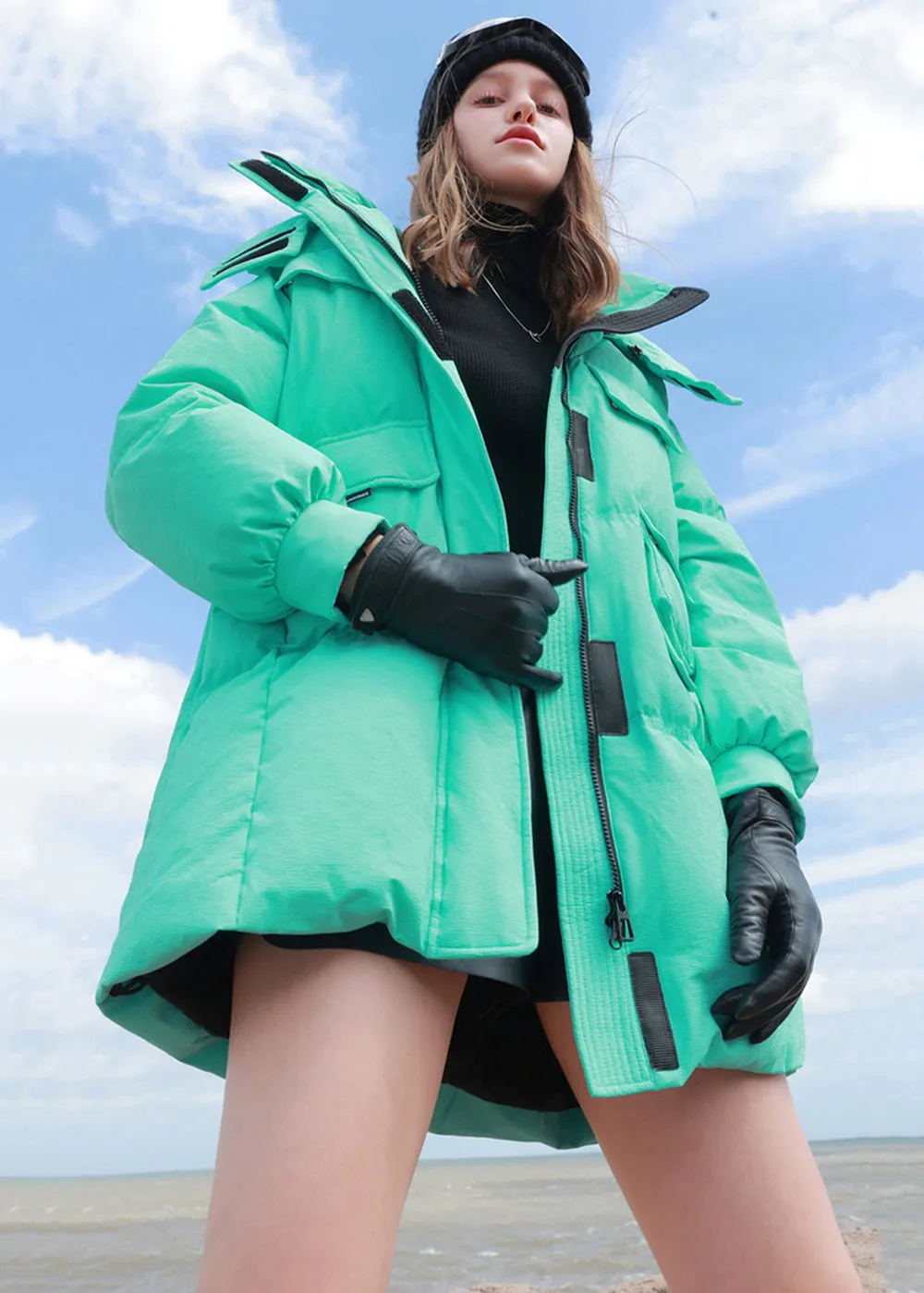 Hooded Down Puffer Coat