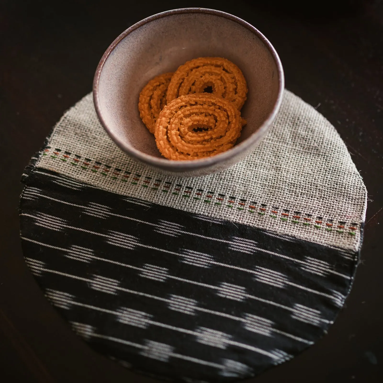 Ikat & Jute Trivet - Pack of 2