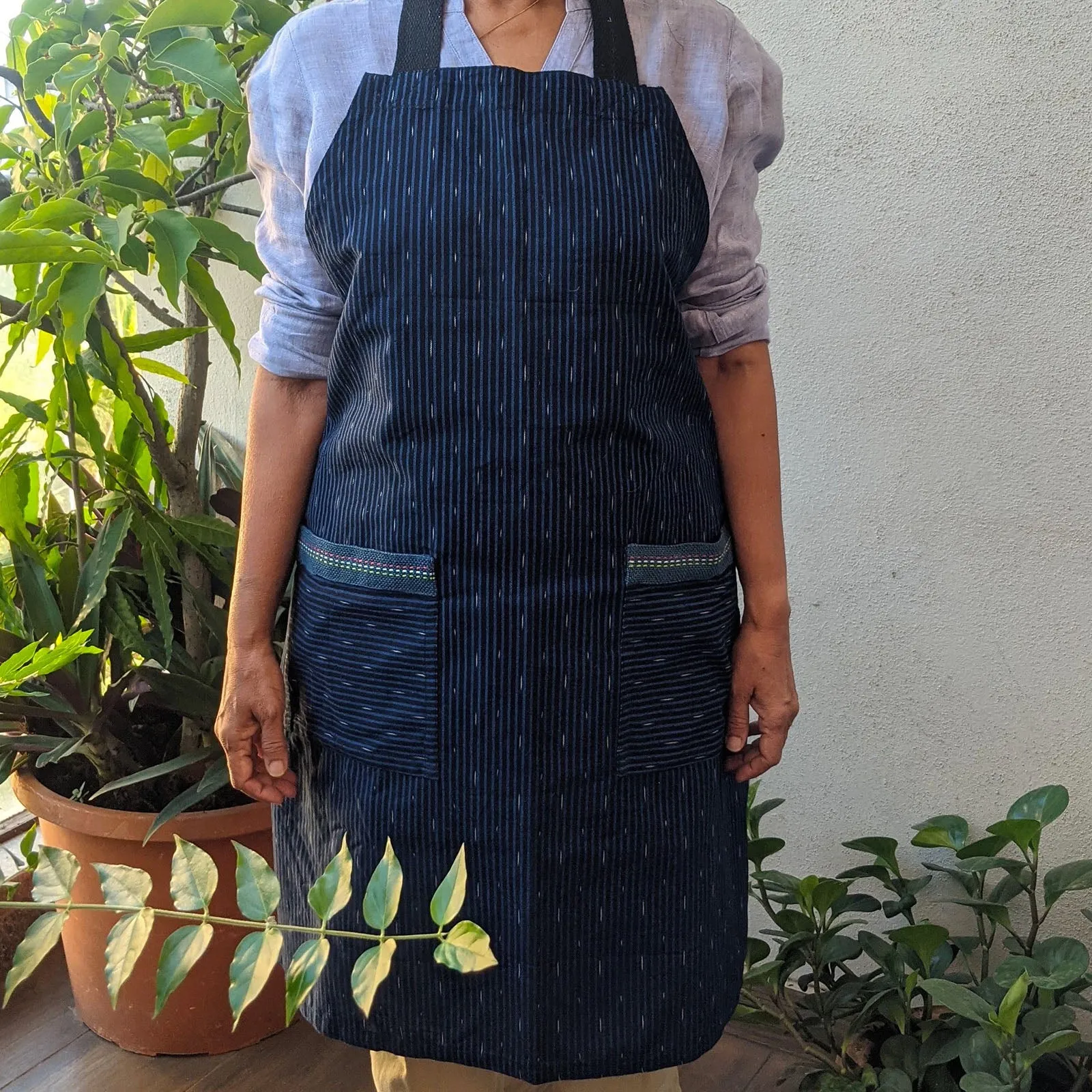 Ikat Jute Apron