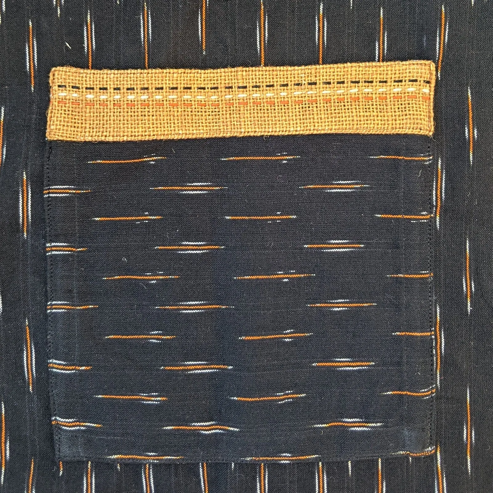 Ikat Jute Apron