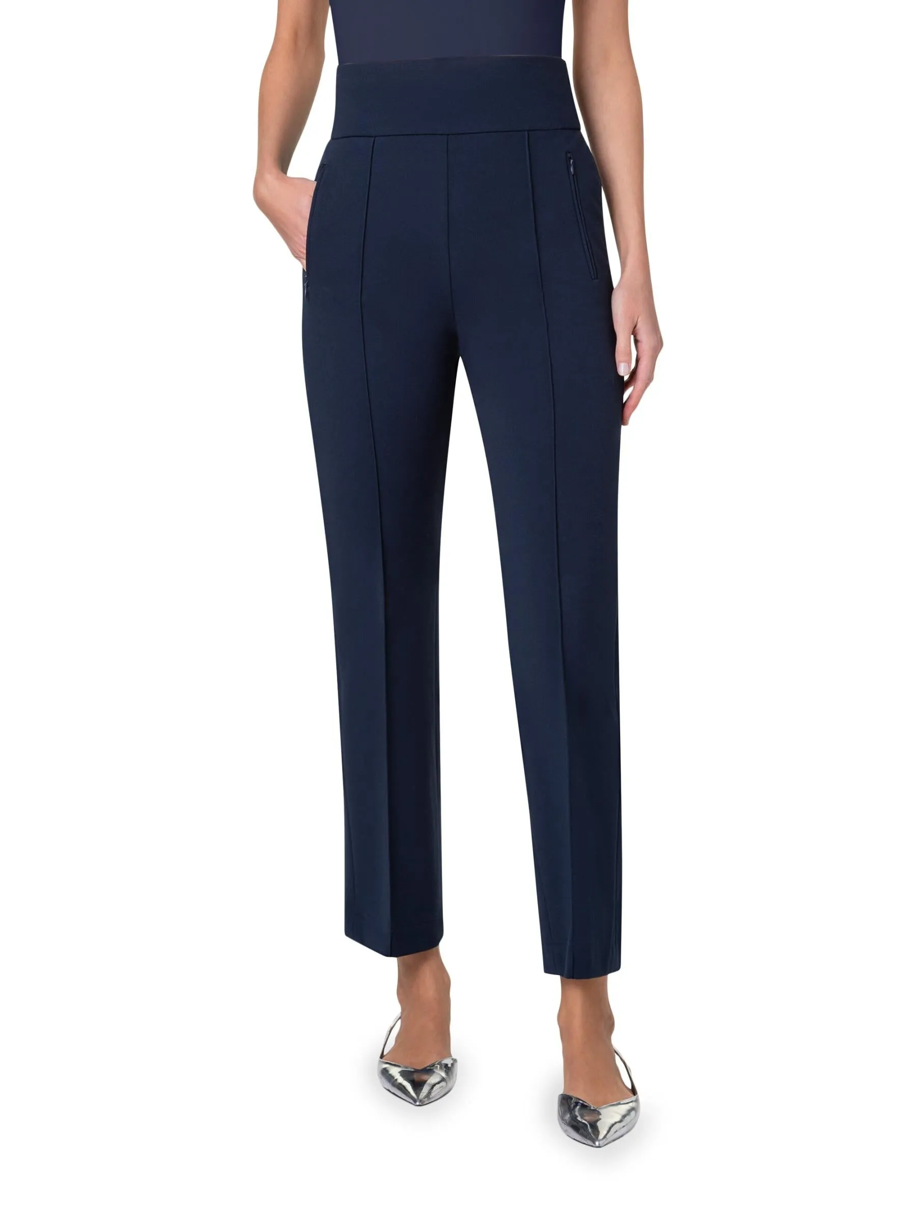 Ink Maxine High Waist Signature Jersey Trousers