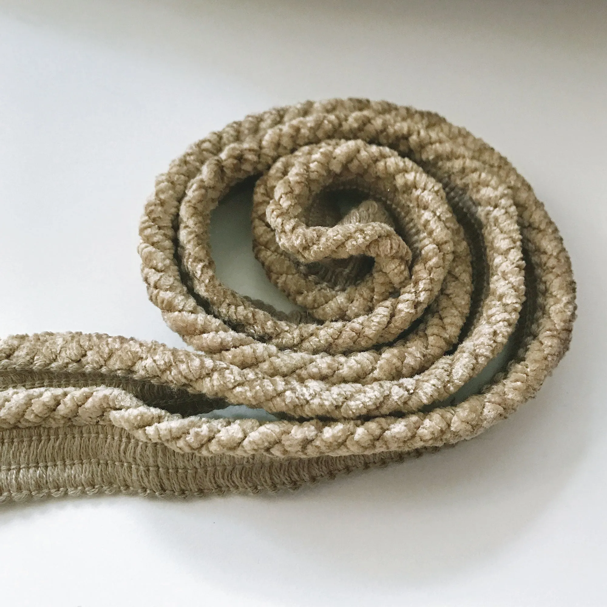 Khaki High Quality Decorative Lip Cord Trim by the yard