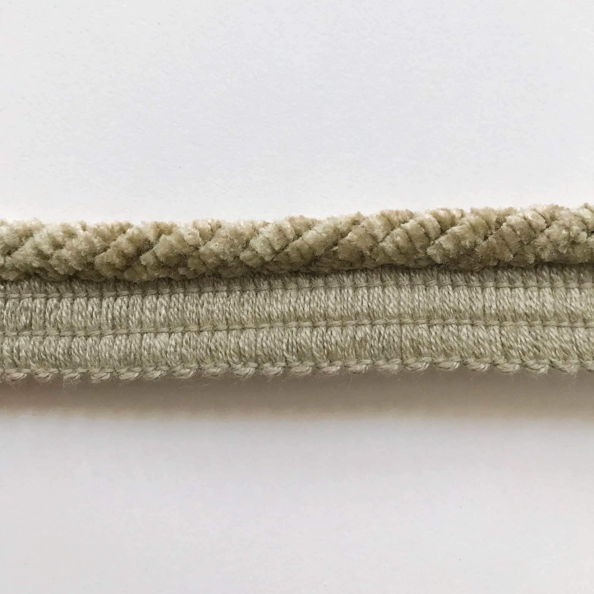 Khaki High Quality Decorative Lip Cord Trim by the yard