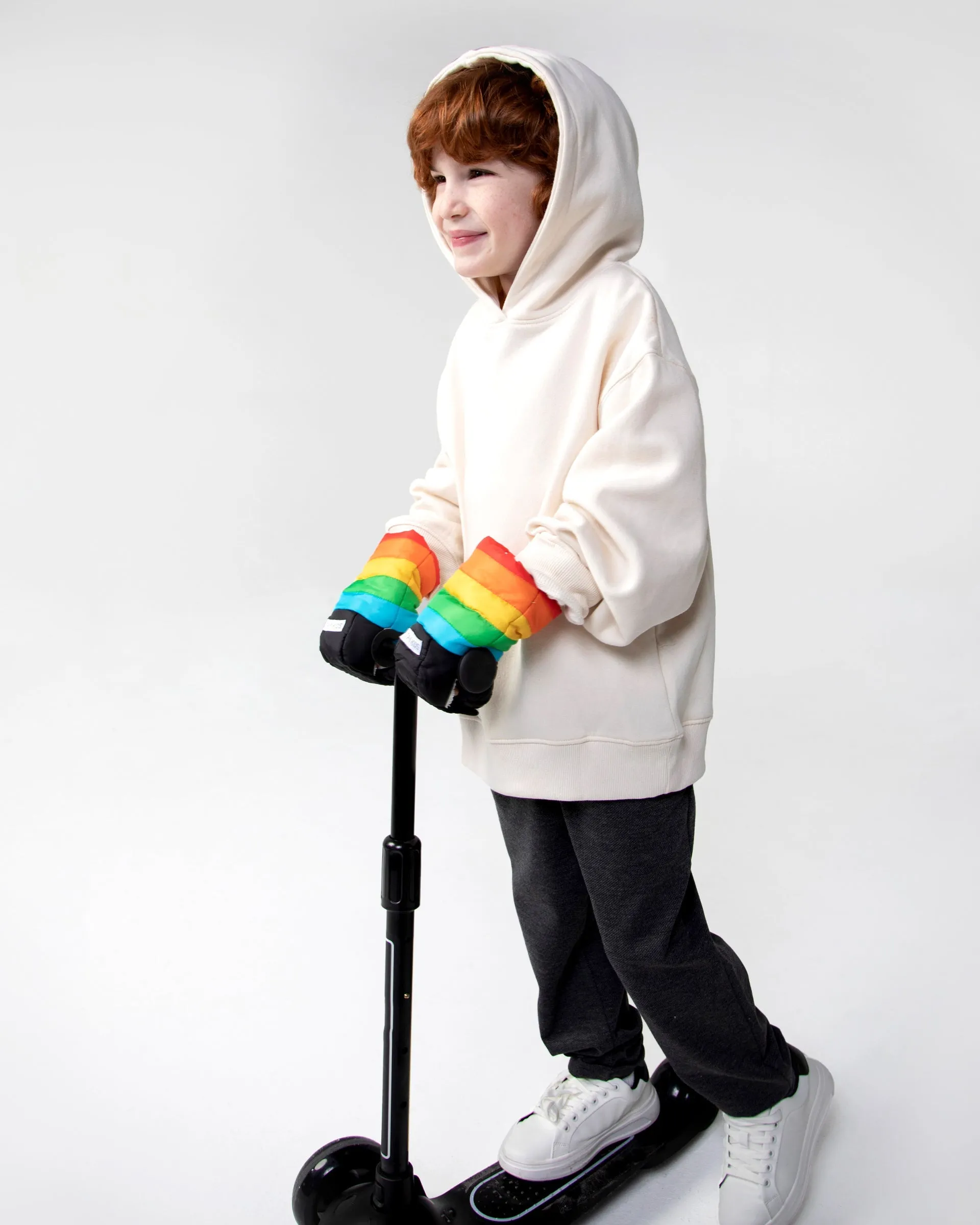 Kids Scooter Warmmuffs - Rainbow