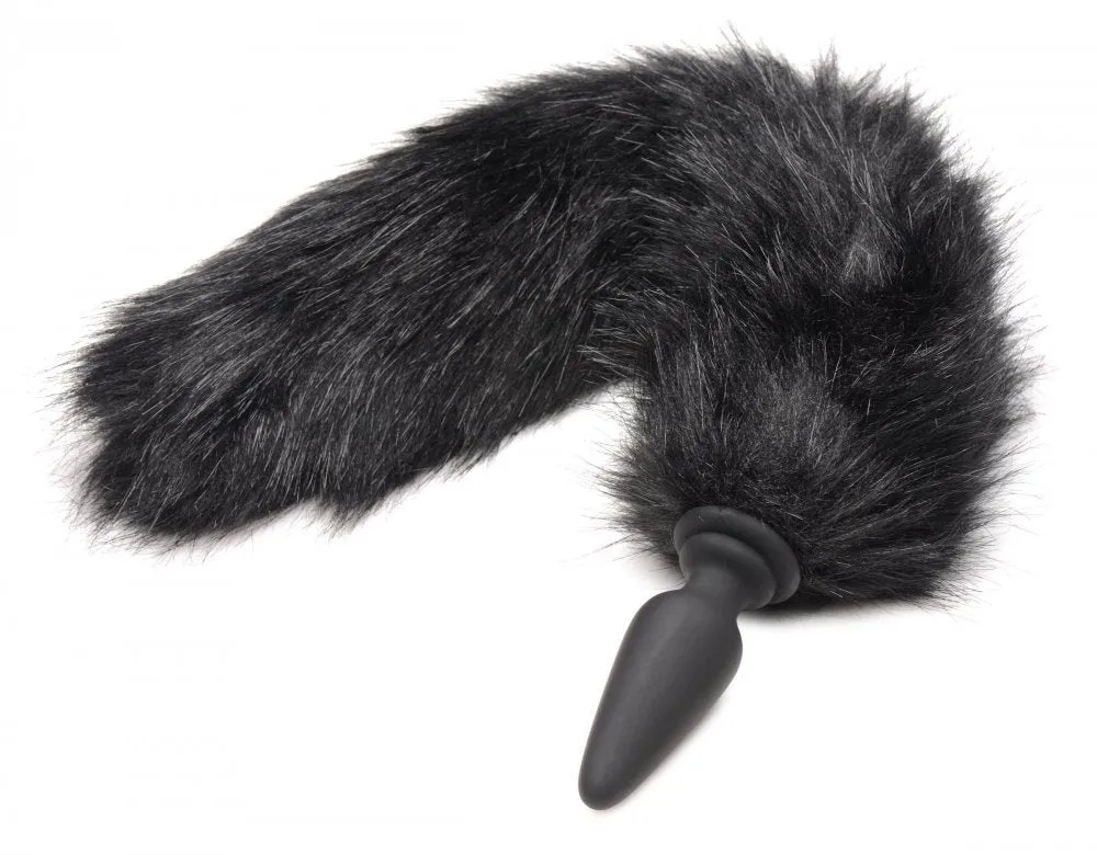 Large Anal Plug with Interchangeable Fox Tail