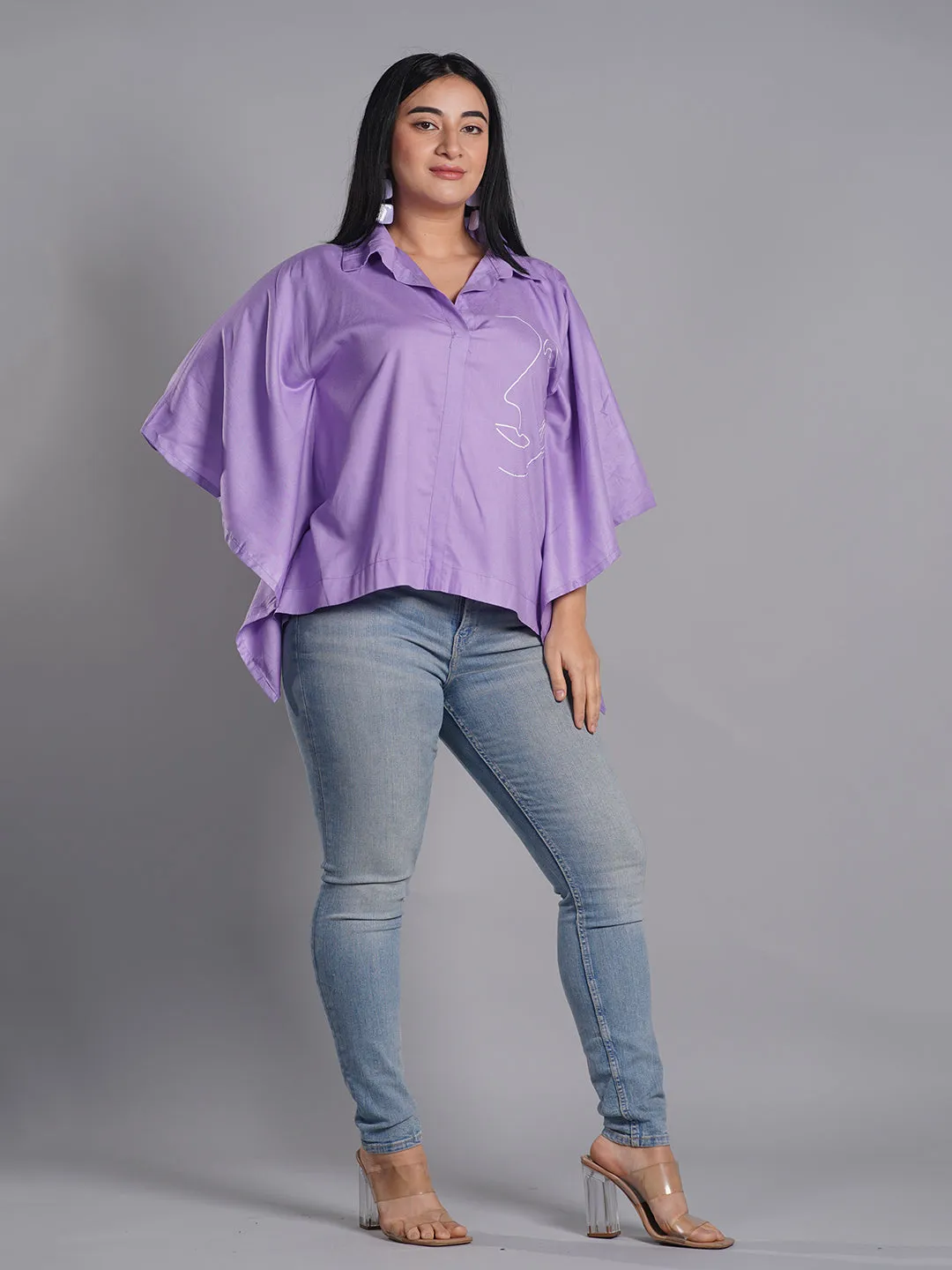 Lavender Kaftan Top - Signora