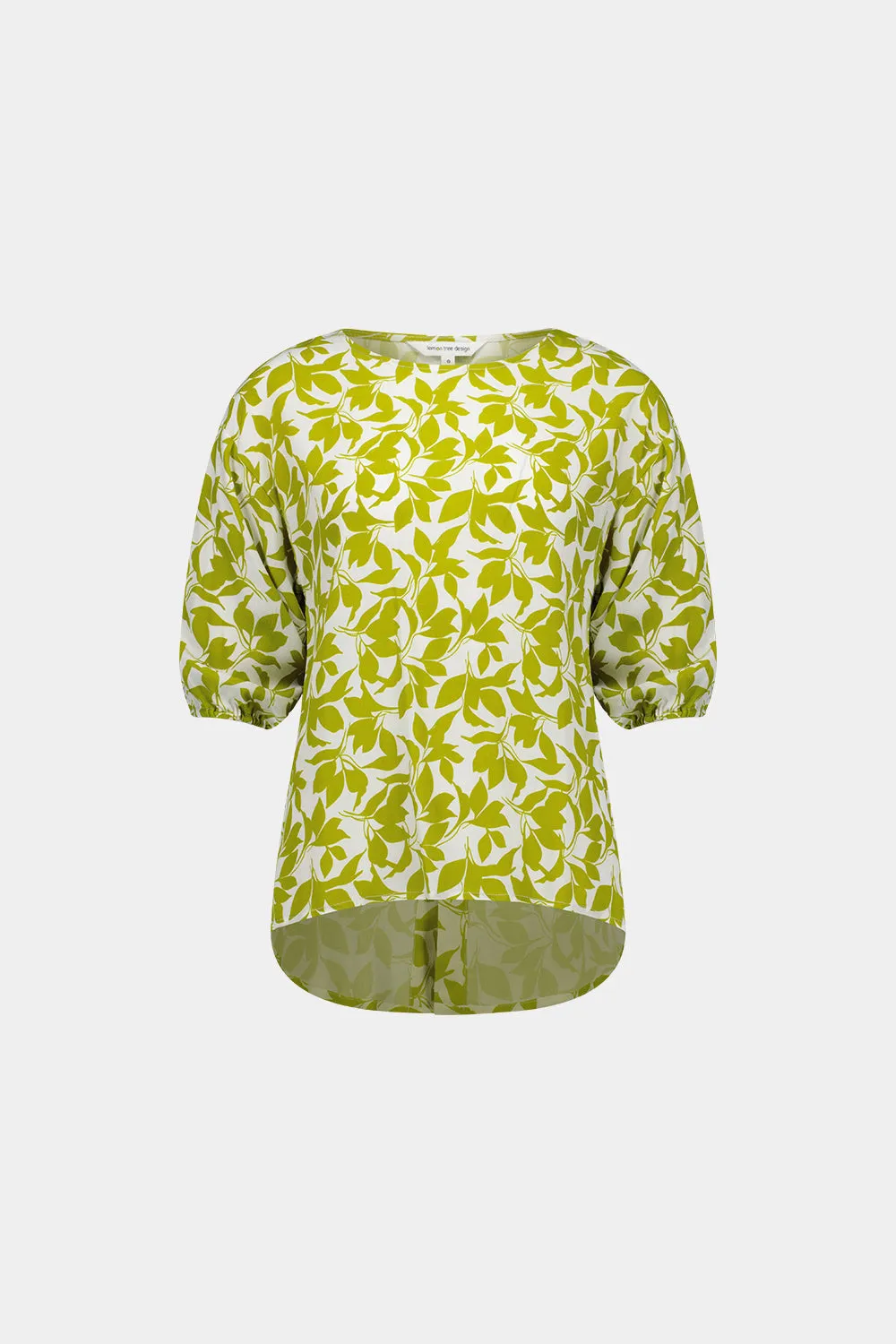 Lemon Tree Design Sybil Top - Lime print