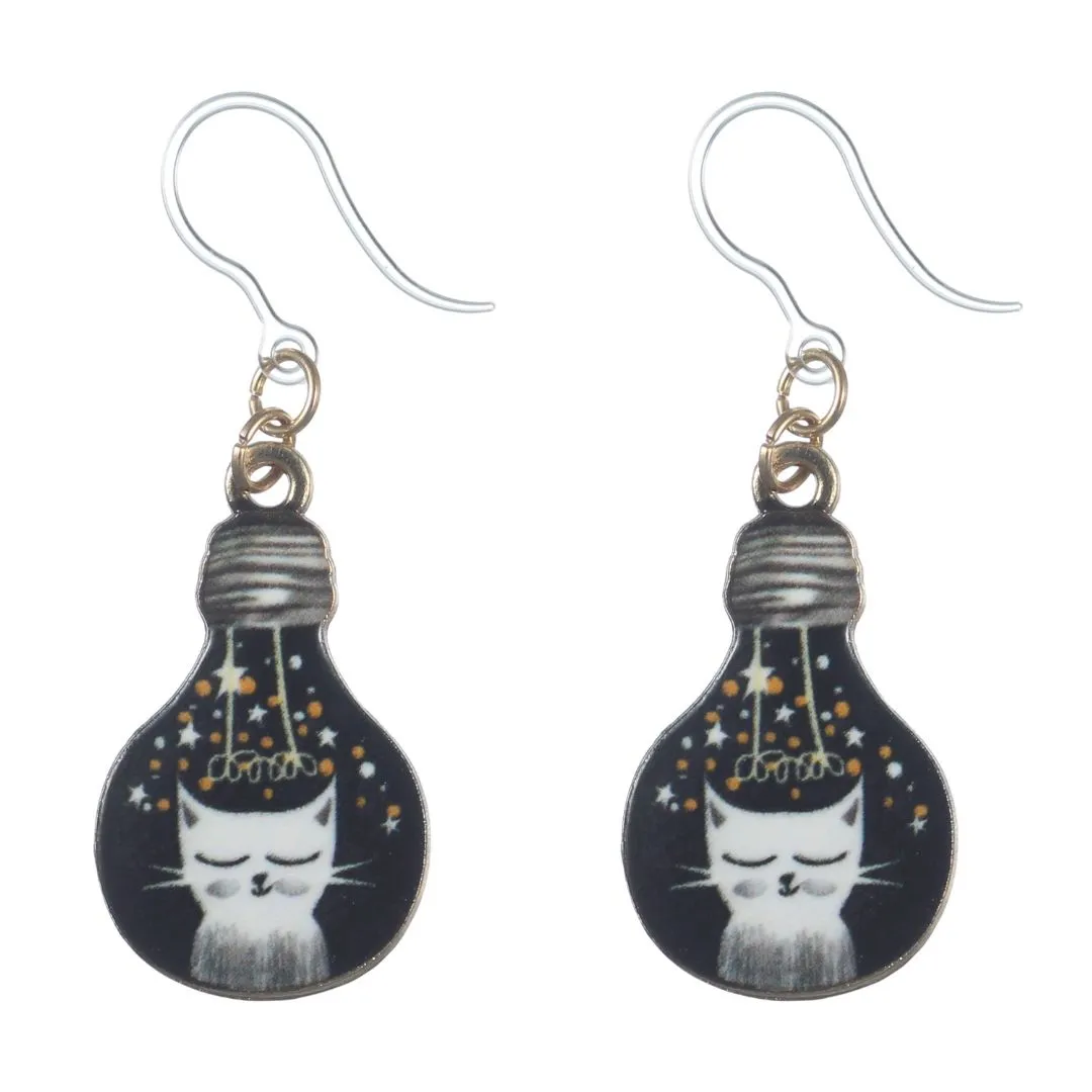 Lightbulb Pet Dangles Hypoallergenic Earrings for Sensitive Ears Made with Plastic Posts