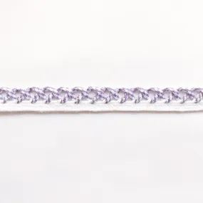 Lilac and White High Quality Decorative Loop Trim by the yard