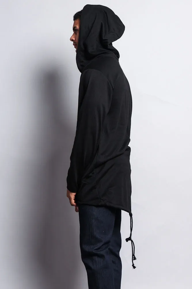 Long Length Fishtail Pullover Hoodie