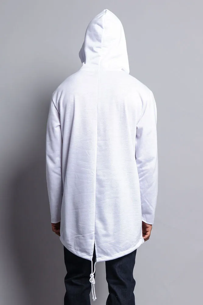 Long Length Fishtail Pullover Hoodie