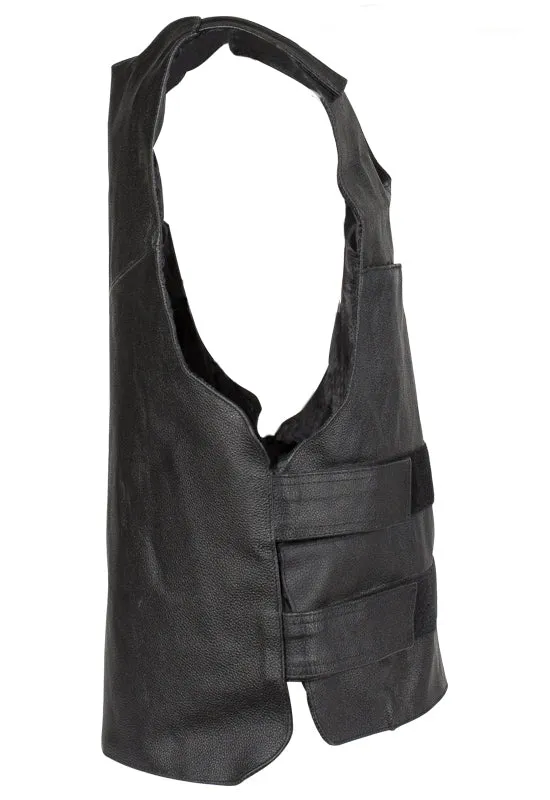 Mens Bullet Replica Leather Vest