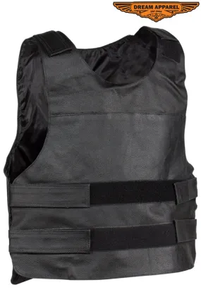 Mens Bullet Replica Leather Vest