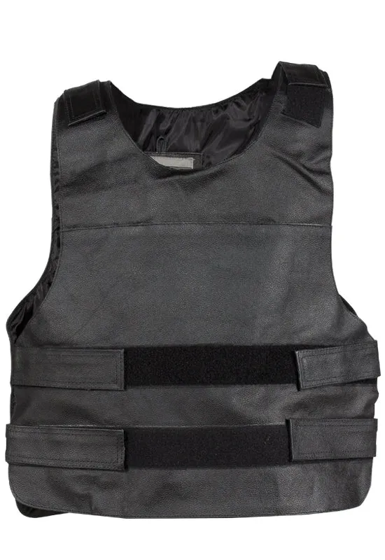 Mens Bullet Replica Leather Vest