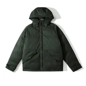 Men's Outdoor Hooded Down Jacket Autumn and Winter Jacket