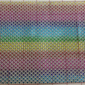 Metallic Trim - 6-inch Sparkle Bling Cloth Rainbow Close-Out