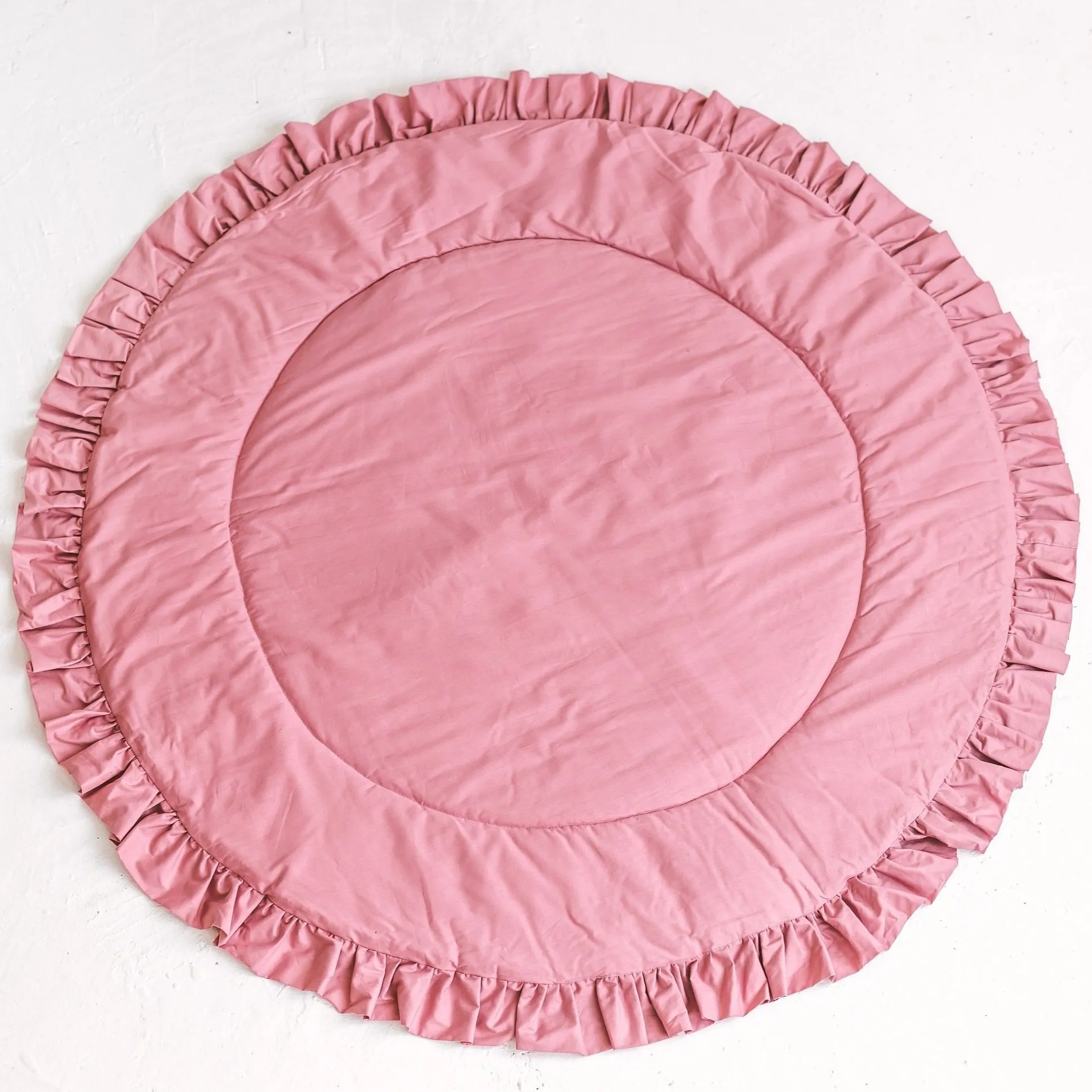 Minicamp Kids Playmat With Ruffles In Rose