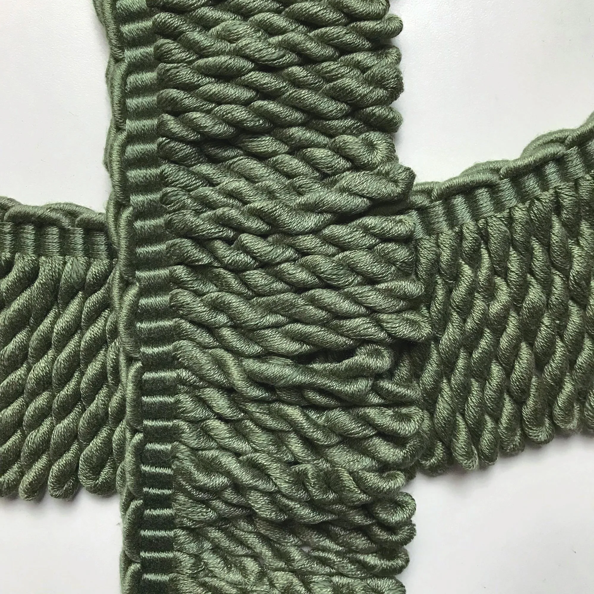 Moss Green High Quality Decorative Bullion Fringe Trim by the yard